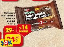 ETİ BURÇAK TAHIL PATLAKLI KAKAOLU BİSKÜVİ ETİ BURÇAK TAHIL PATLAKLI KAKAOLU BİSKÜVİ